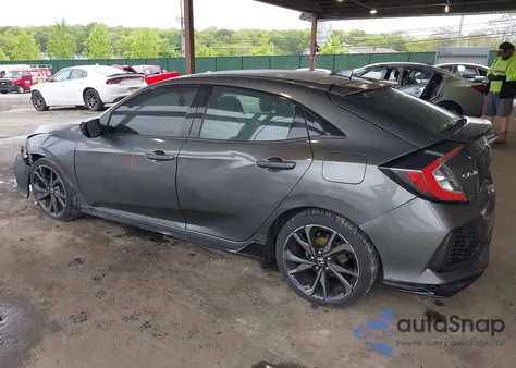 2018 Honda Civic Sport from USA, damaged, VIN SHHFK7H4XJU427093